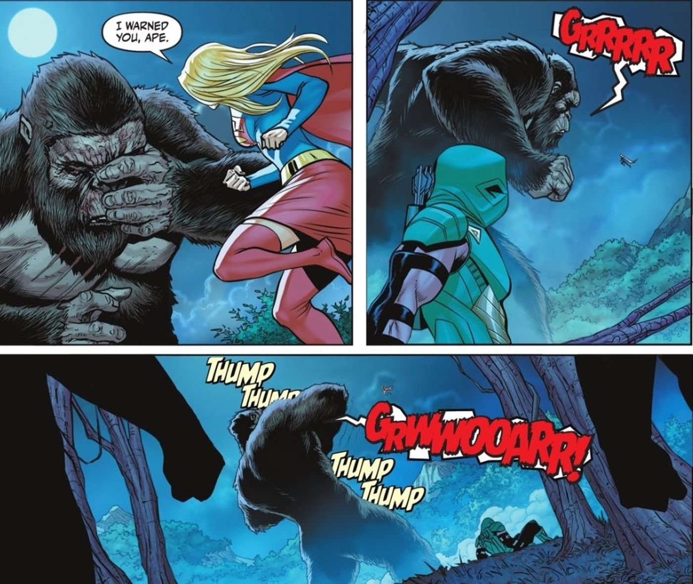 Supergirl and Kong Get Ready to Fight DC