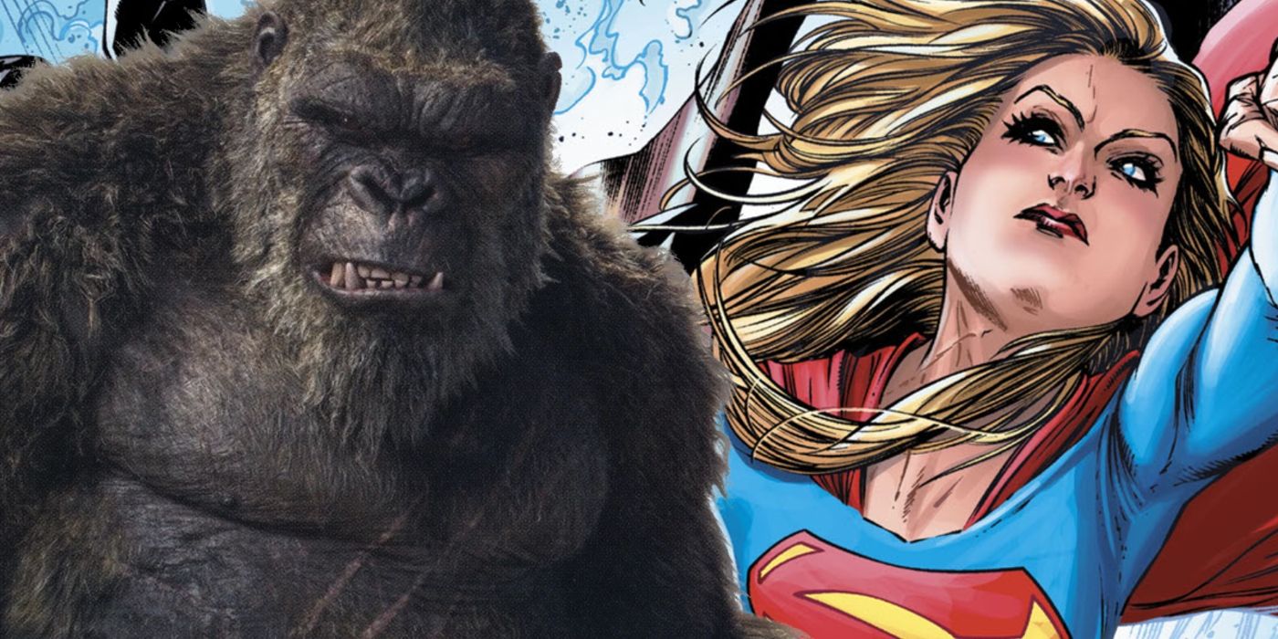 Supergirl and Kong MonsterVerse DC