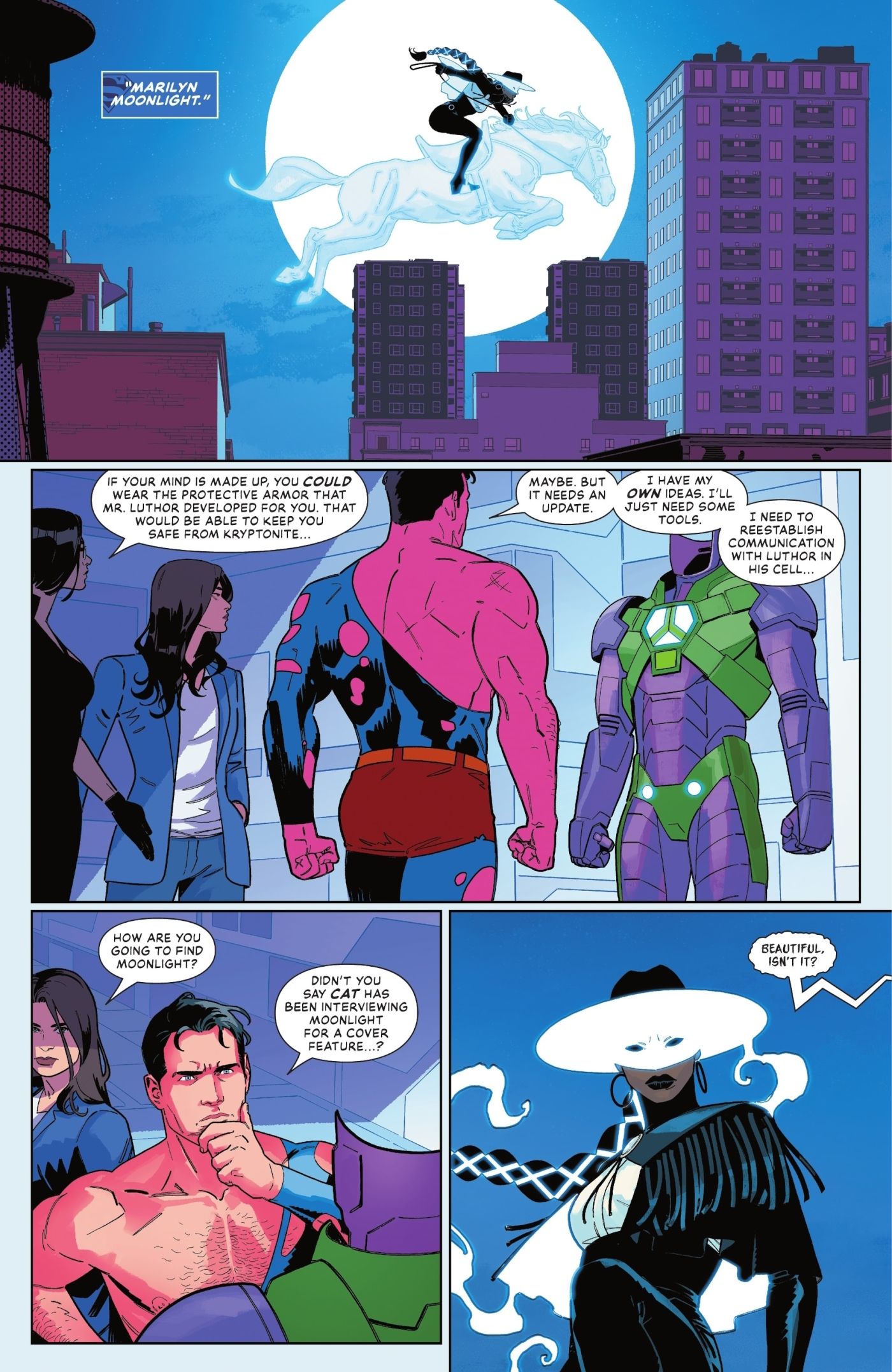 Superman Uses Lex Luthor&rsquo;s Armor