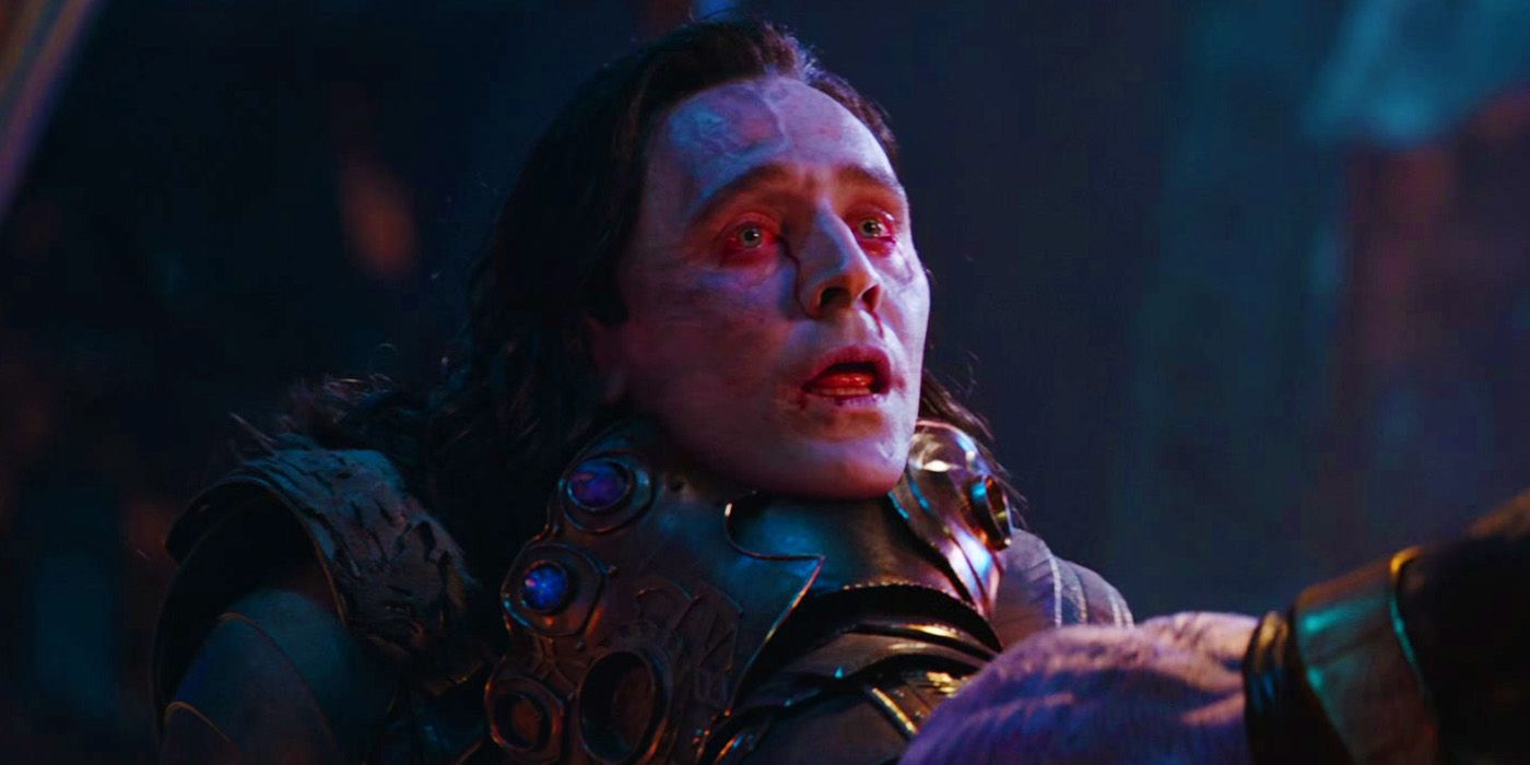 Thanos killing Loki at the start of Avengers Infinity War