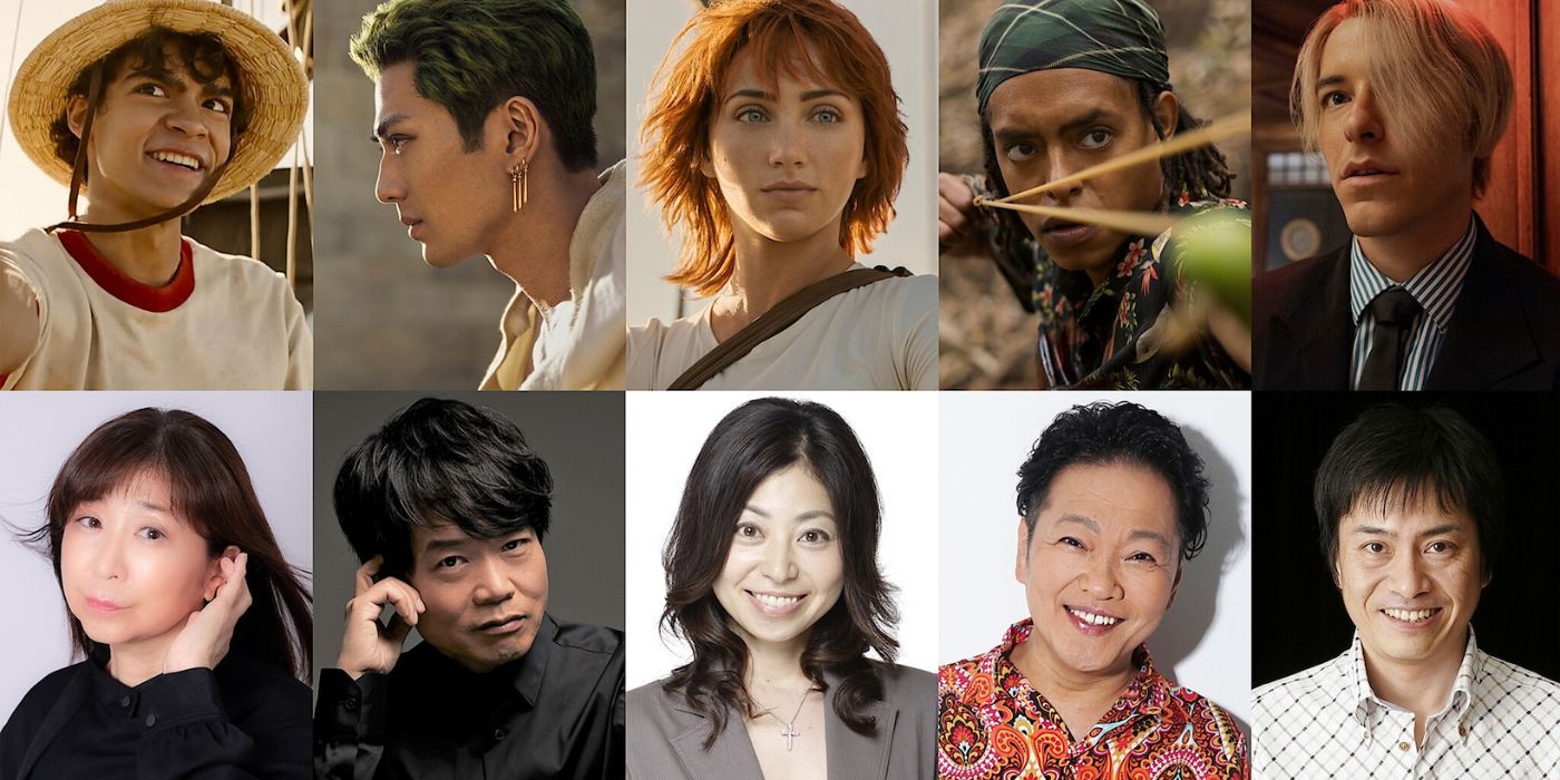 The actors for the live-action One Piece and their respective Japanese voice actors