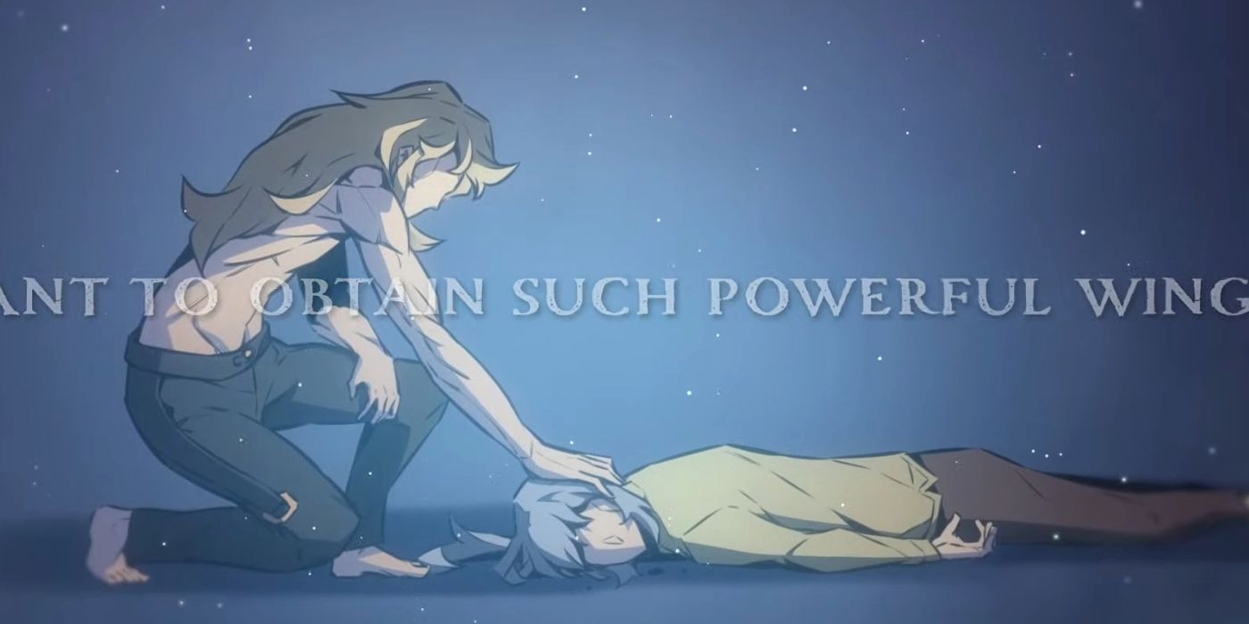 The Archmage Returns After 4000 Years trailer screenshot, featuring Lucas taking over Frei’s weak body