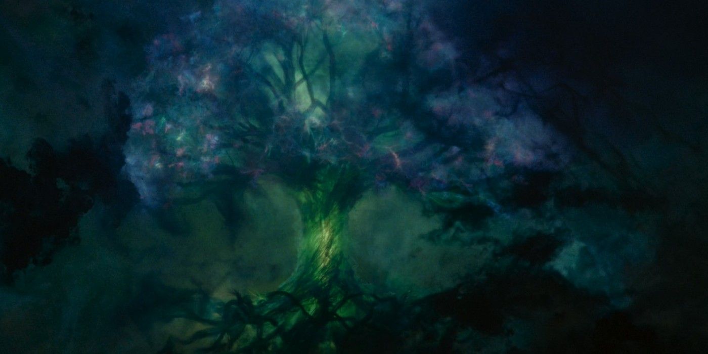 The branches of the MCU multiverse form the shape of Yggdrasil in Loki season 2 episide 6
