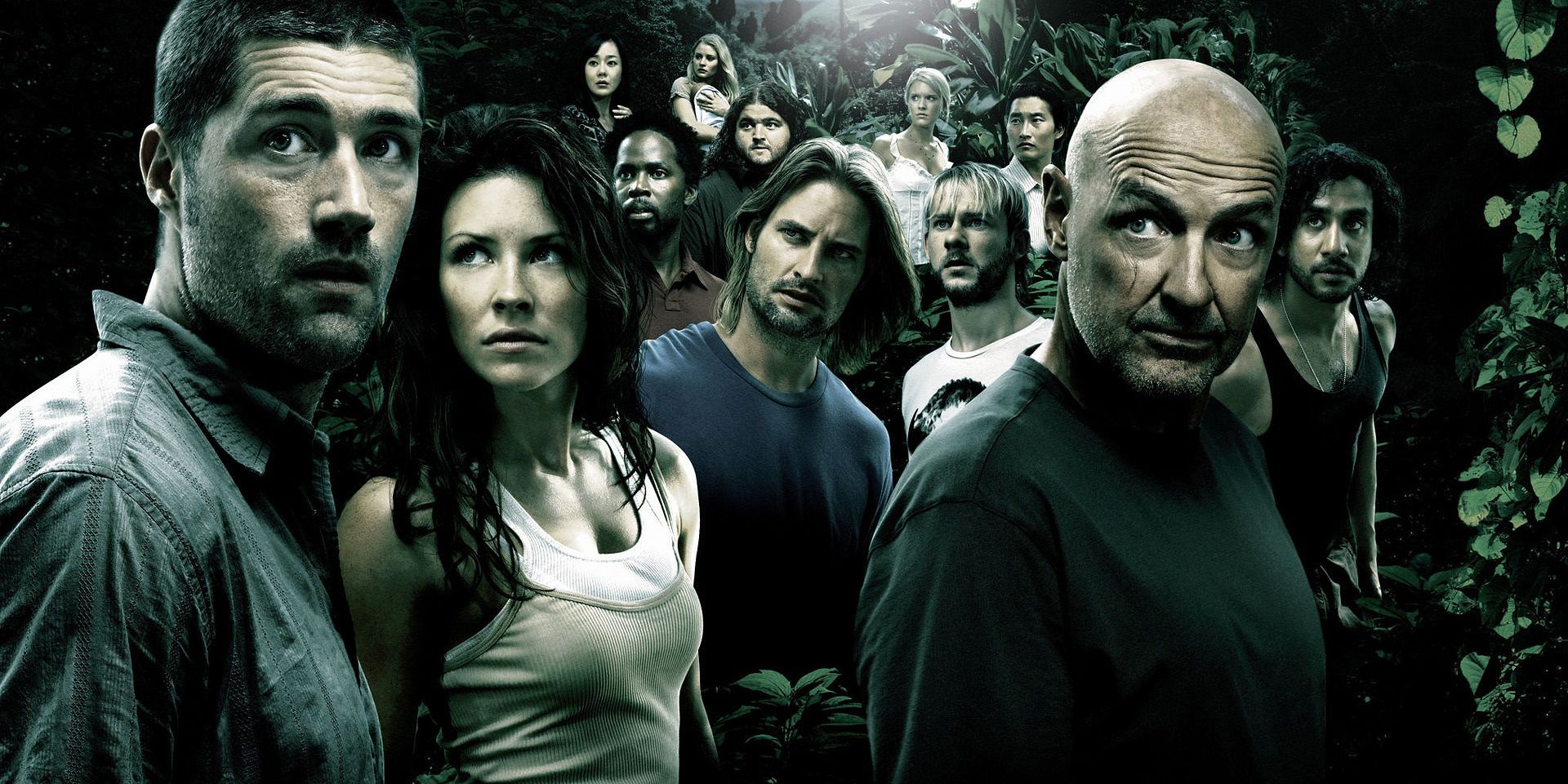 The cast of Lost in a promotional image