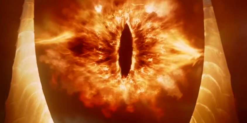 The Eye of Sauron from The Lord of the Rings.