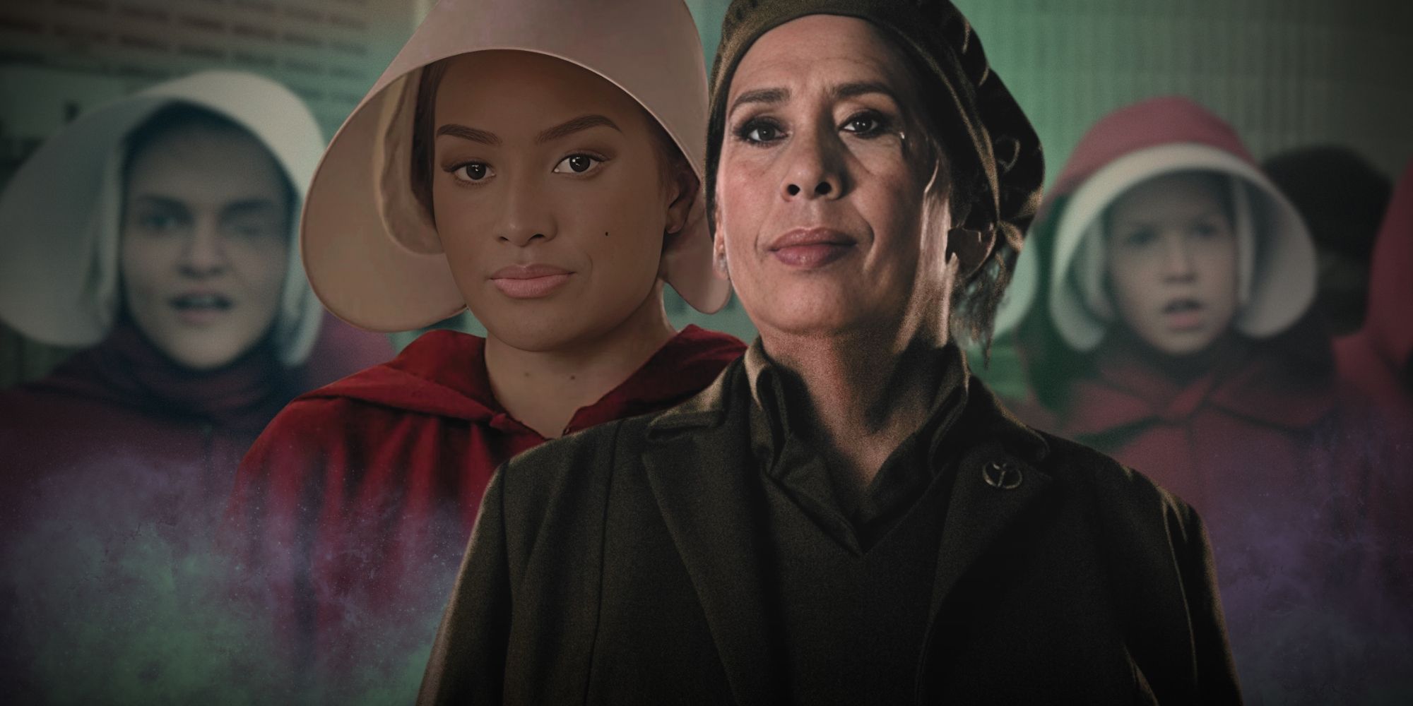 the family chantel the handmaids tale montage with lidia jimeno and chantel everett