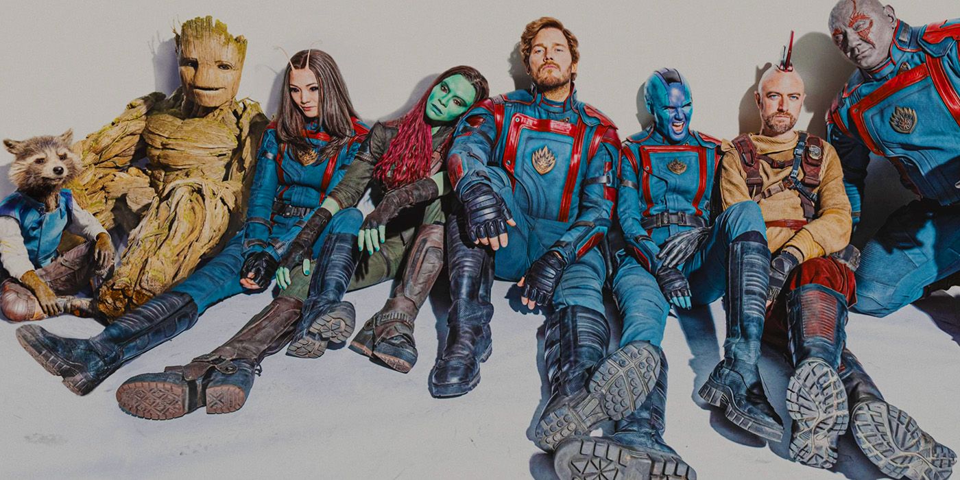 The Guardians of the Galaxy photo at the end of Vol. 3