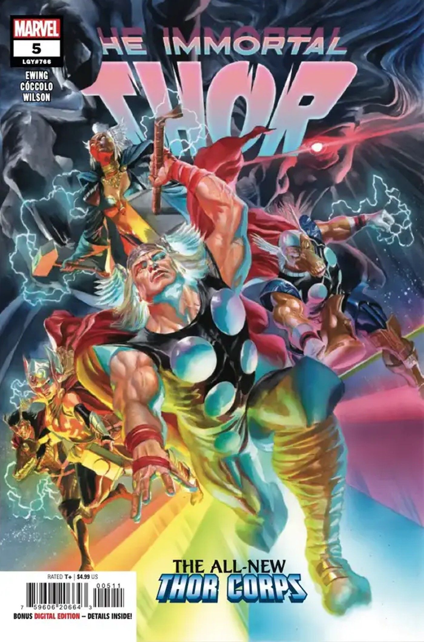 the immortal thor 5 cover thor corps storm loki-1