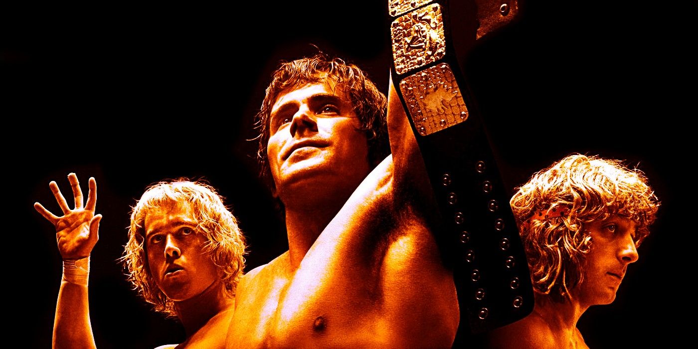 The Von Erichs brothers in The Iron Claw poster