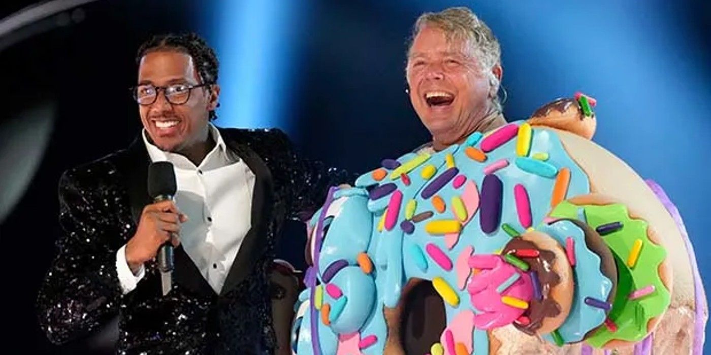 The Masked Singer Nick Cannon John Schneider Donut Reveal On Season 10 Finale