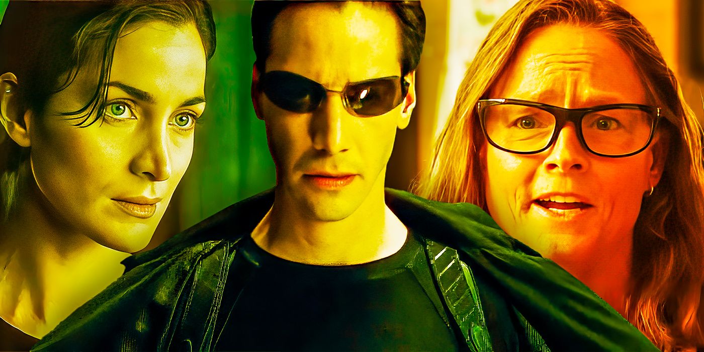 Trinity and Neo in The Matrix with Jodie Foster in Nyad