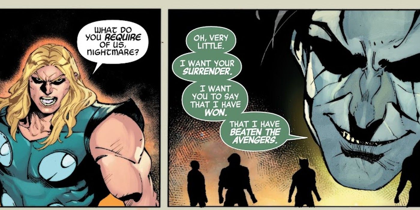Thor and The Avengers confront Nightmare