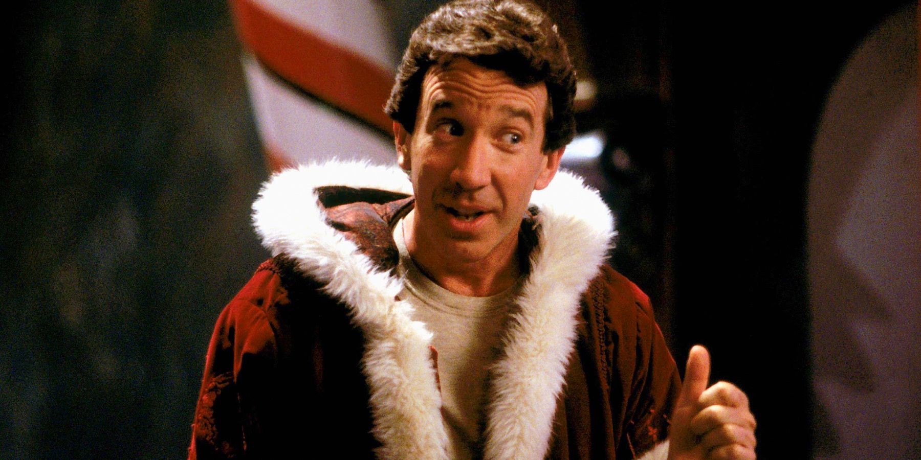 Tim Allen giving a thumbs up in The Santa Clause