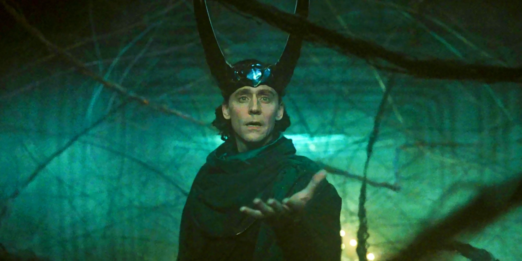 Tom Hiddleston As God Loki Reaching Out Amongst The Strands Of The Multiverse In The Loki Season 2 Finale