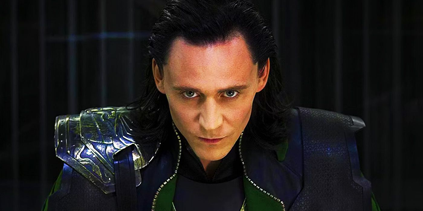 Tom Hiddleston's Loki as the villain in 2012's The Avengers