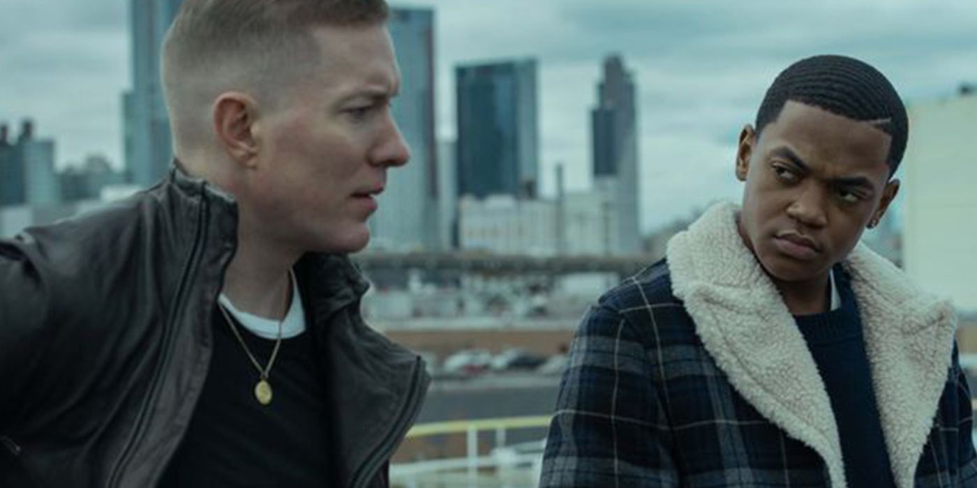 Tommy (Joseph Sikora) and Tariq (Michael Rainey Jr.) on a rooftop in Power