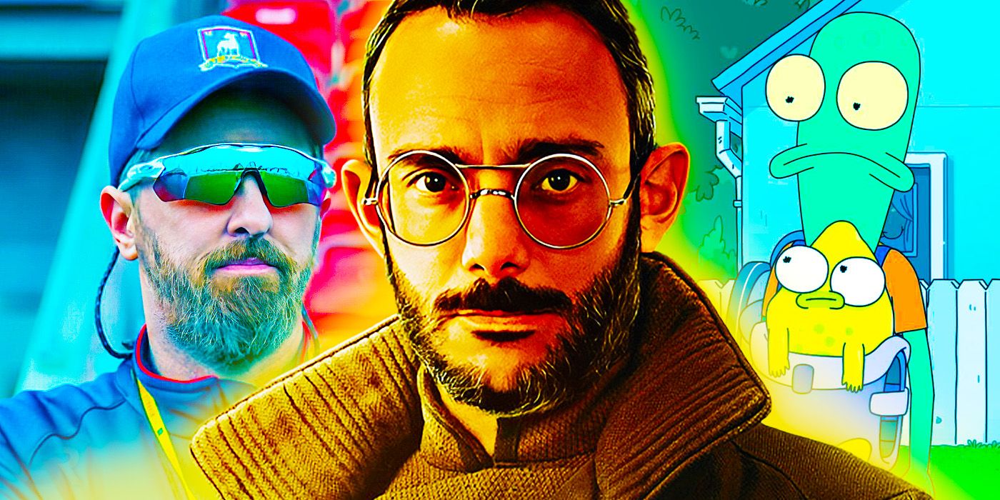 Brendan Hunt as Coach Beard in Ted Lasso, Omid Abtahi as Dr. Pershing in The Mandalorian, and the Solar Opposites