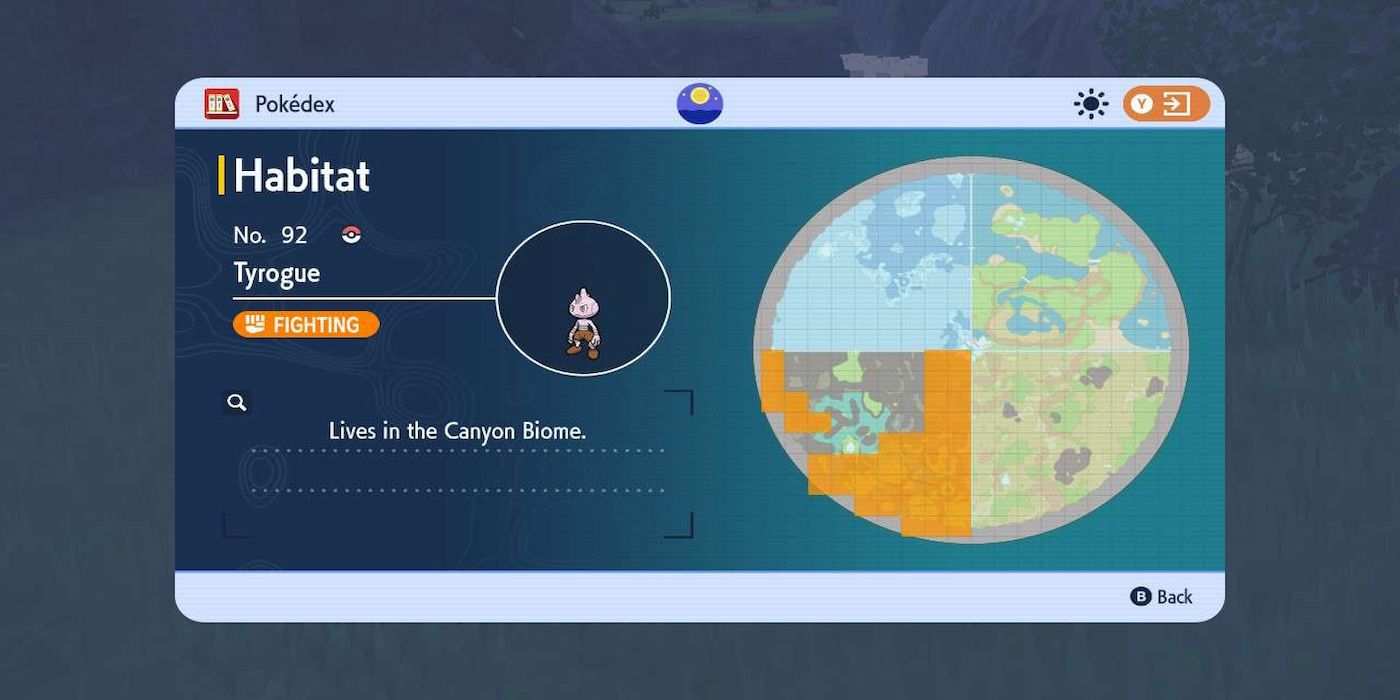 Tyrogue can be found in the Pokemon Scarlet & Violet Indigo Disk DLC in the Canyon Biome.
