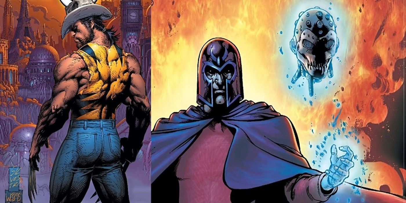 Featured Image: Ultimate X-Men cover featuring Wolverine (left); cover featuring Magneto (right)