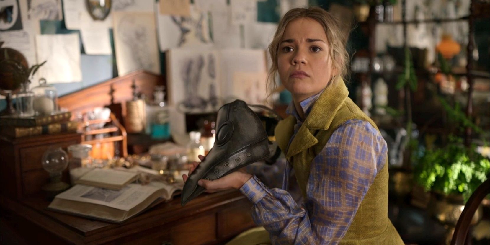 Maia Mitchell as Lady Belle Fox in The Artful Dodger.
