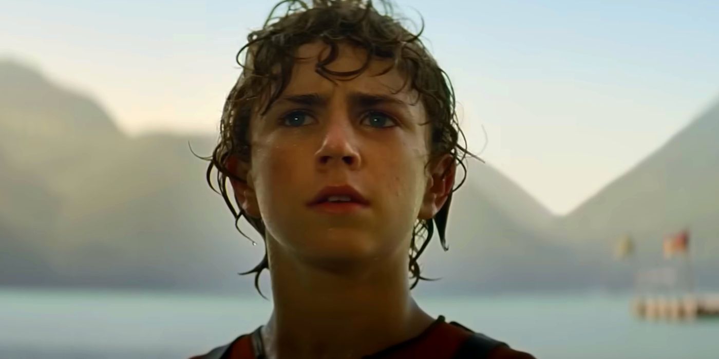 Walker Scobell as Percy with Wet Hair in Percy Jackson and the Olympians Season 1