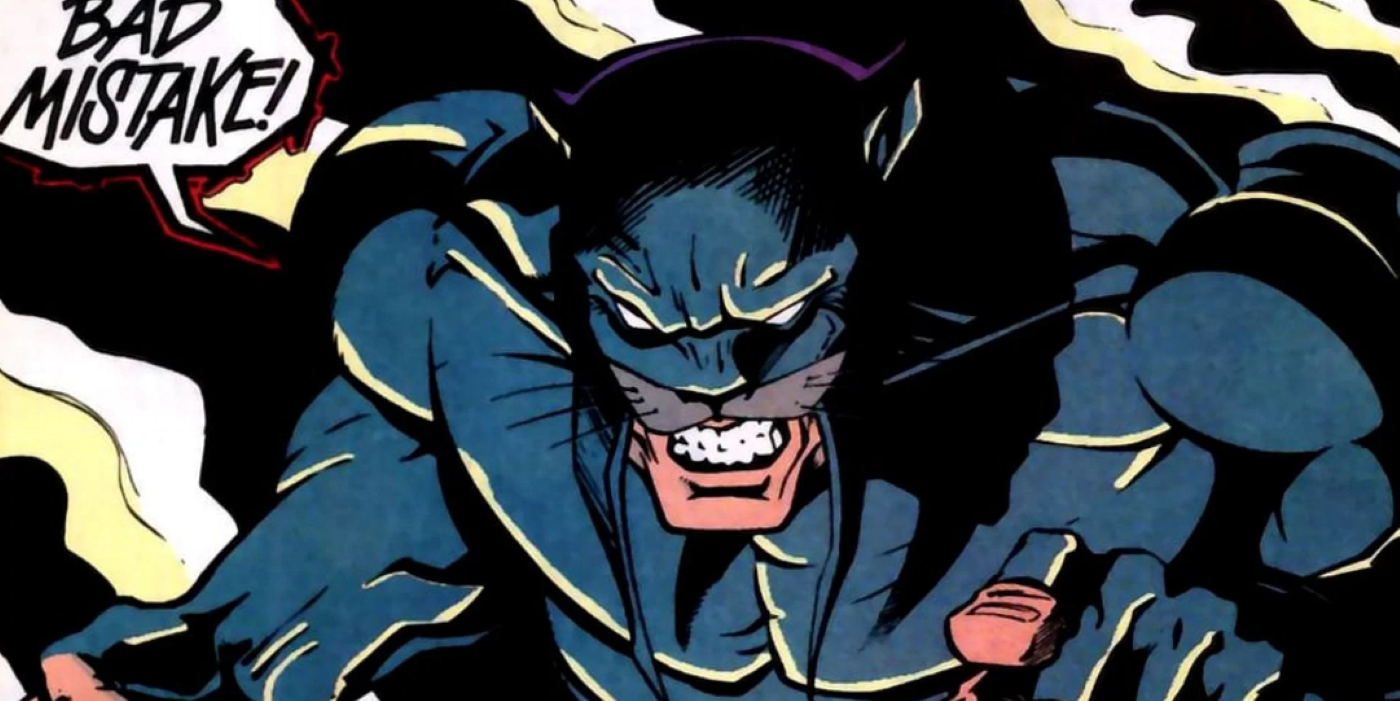 Wildcat from DC comics saing Bad Mistake