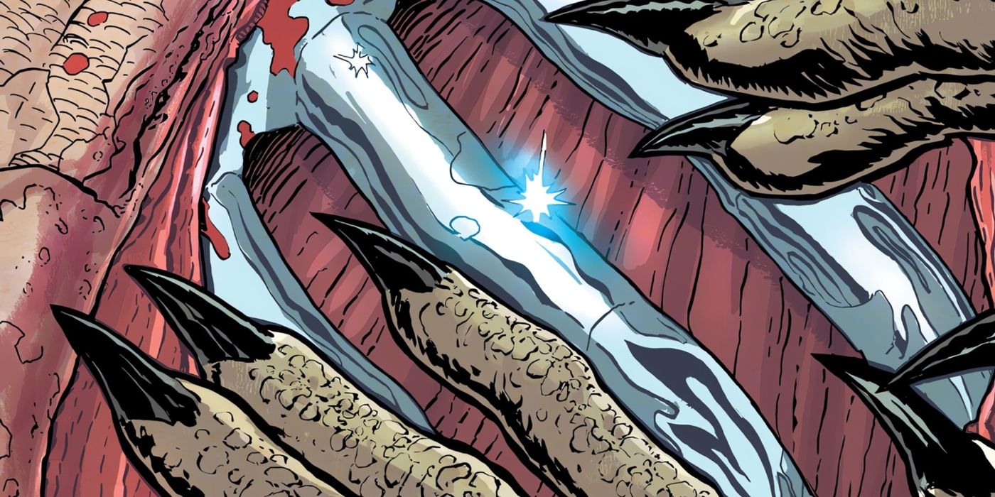 Predator coveting Wolverine&rsquo;s adamantium.