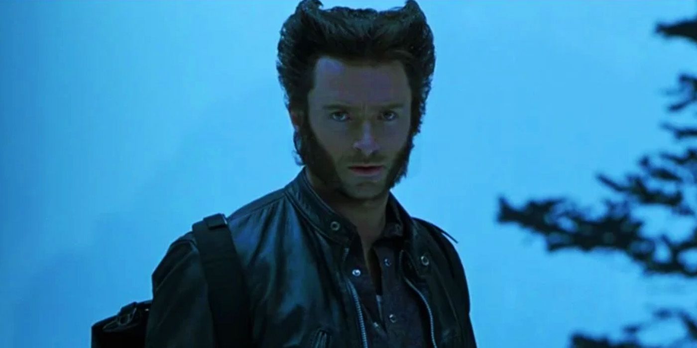  Wolverine standing in the snow in X2: X-Men United