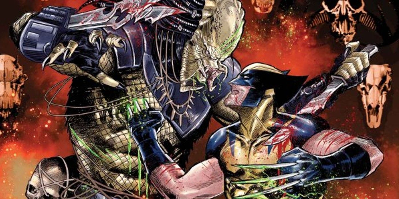 Predator vs. Wolverine, in combat