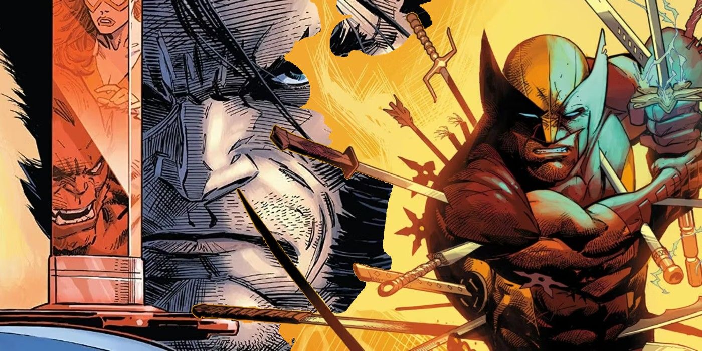 Wolverine com espadas e lâmina Muramasa