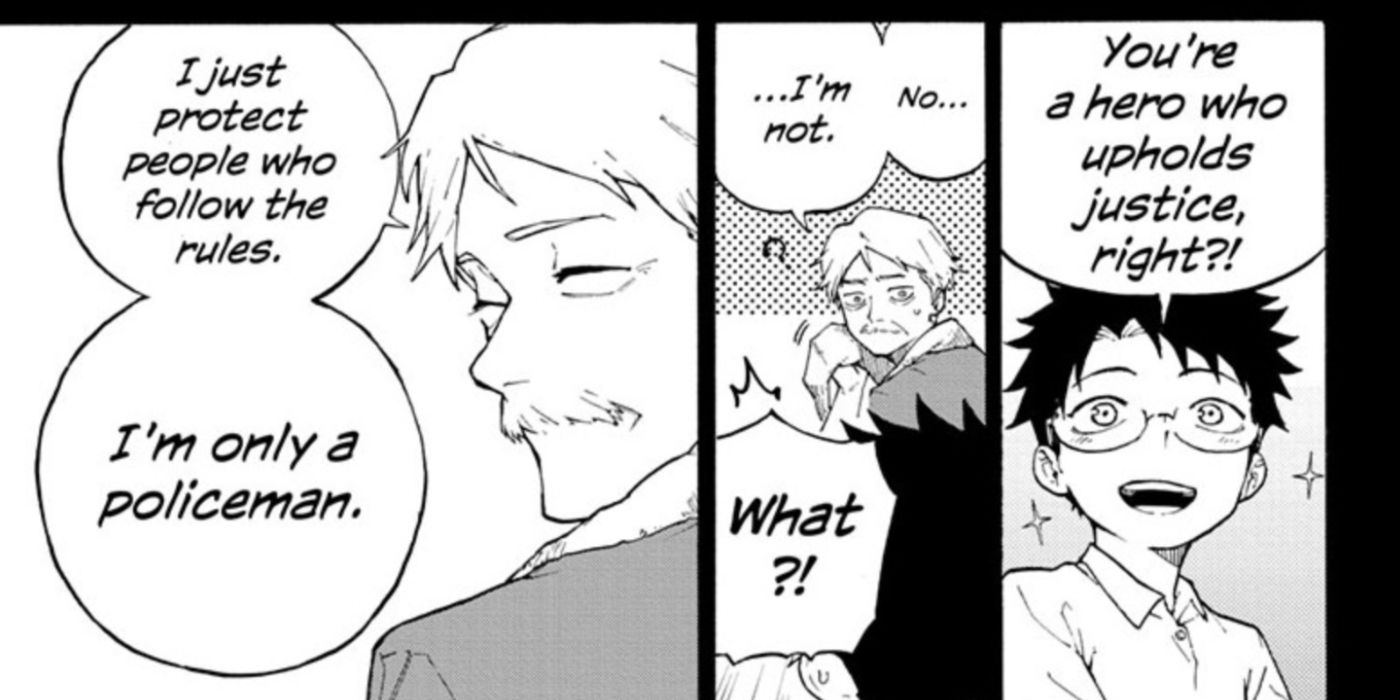 Yayoi Asakaze is influenced by his grandpa in Shadow Eliminators