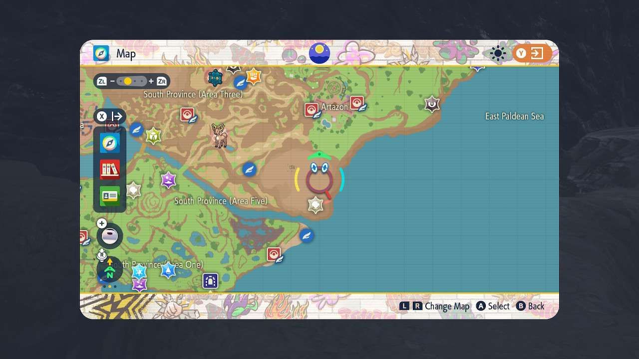 Zekrom location in Latias location in Pokemon Scarlet &amp; Violet Indigo Disk DLC
