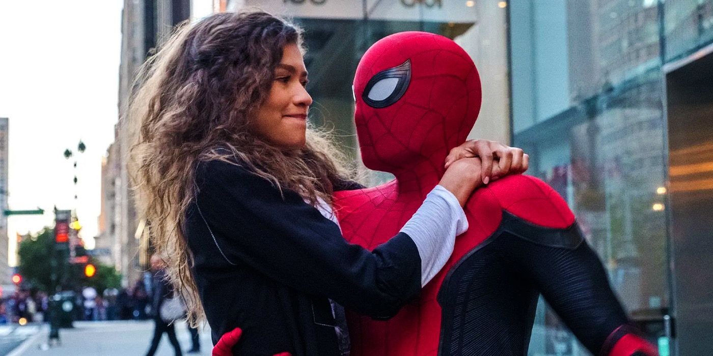 Zendaya's MJ and Tom Holland's Spider-Man on a date in Spider-Man Far From Home