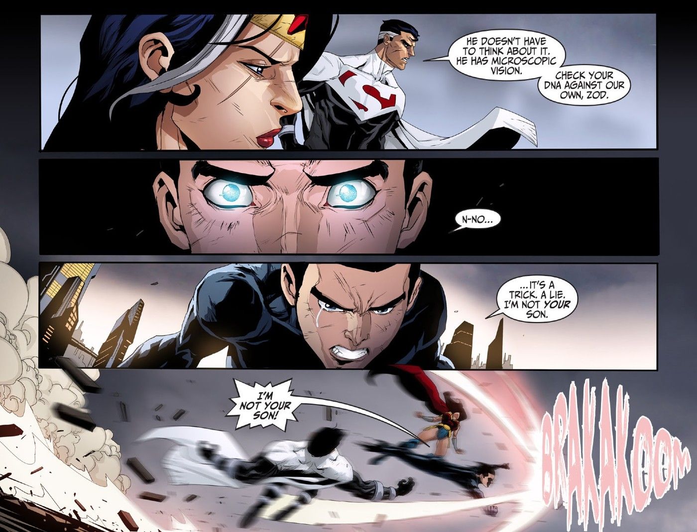 Wonder Woman S Son With The Evil Superman Unlocked A New Kryptonian Power