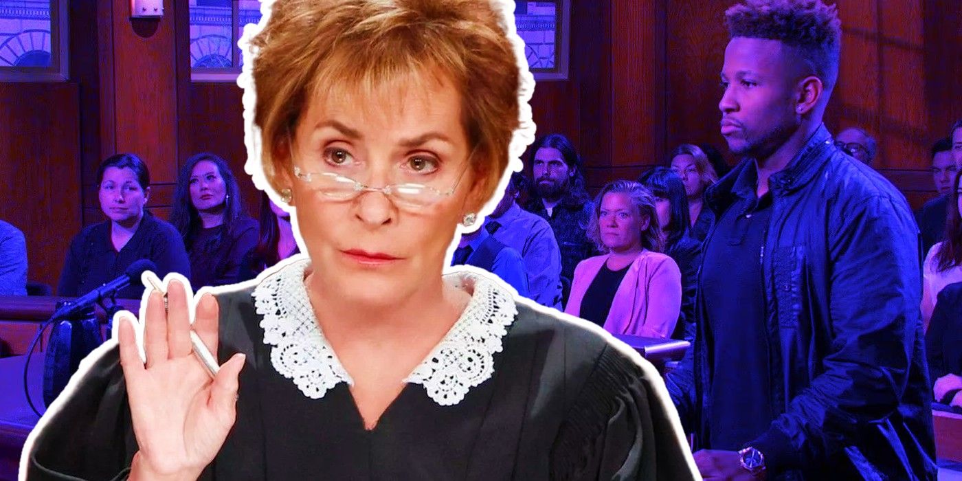 Custom image of Judge Judy and people in her courtroom