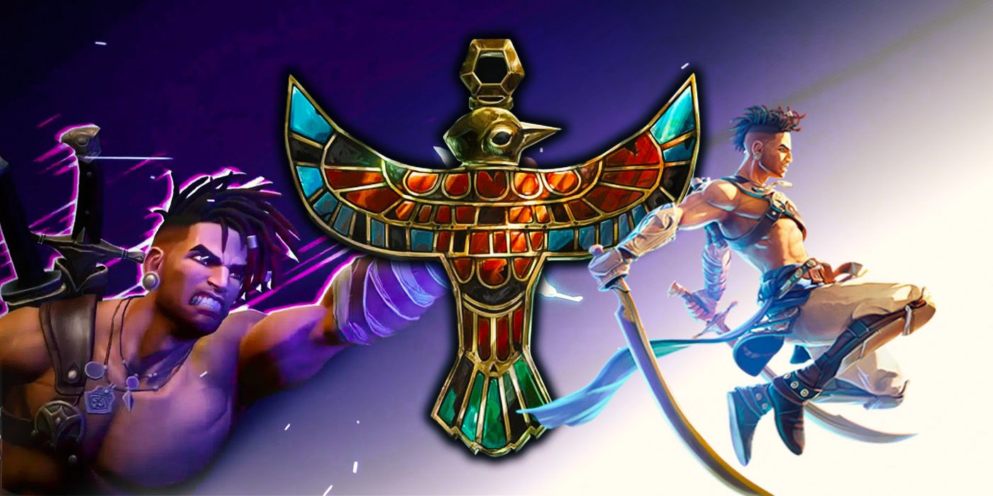 Prince of Persia: The Lost Crown Prosperity Bird Amulet with Sargon in Background