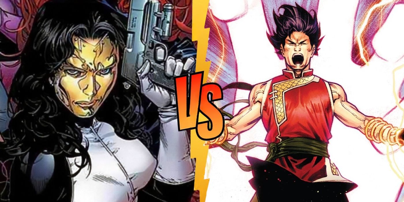 Madame Masque vs Shang-Chi.