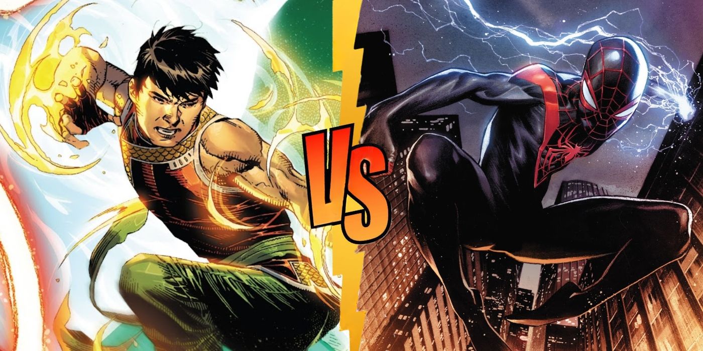 Shang-Chi vs Miles Morales' Spider-Man.