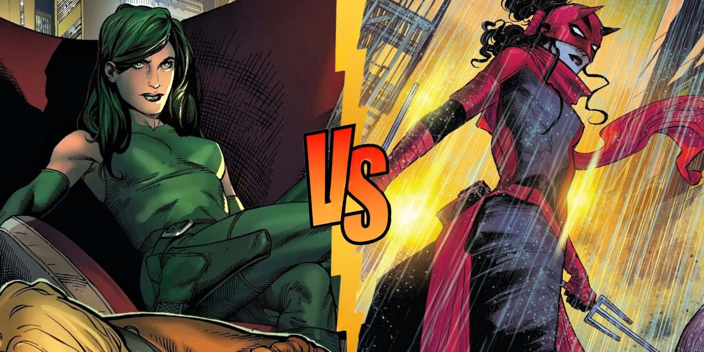 Viper vs Elektra&rsquo;s Daredevil.
