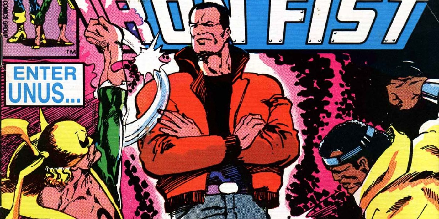 Luke Cage and Iron Fist fighting Unus the Untouchable.