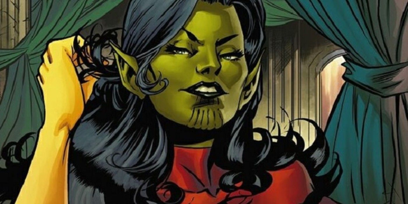 Spider-Woman as the Skrull Queen in Secret Invasion.