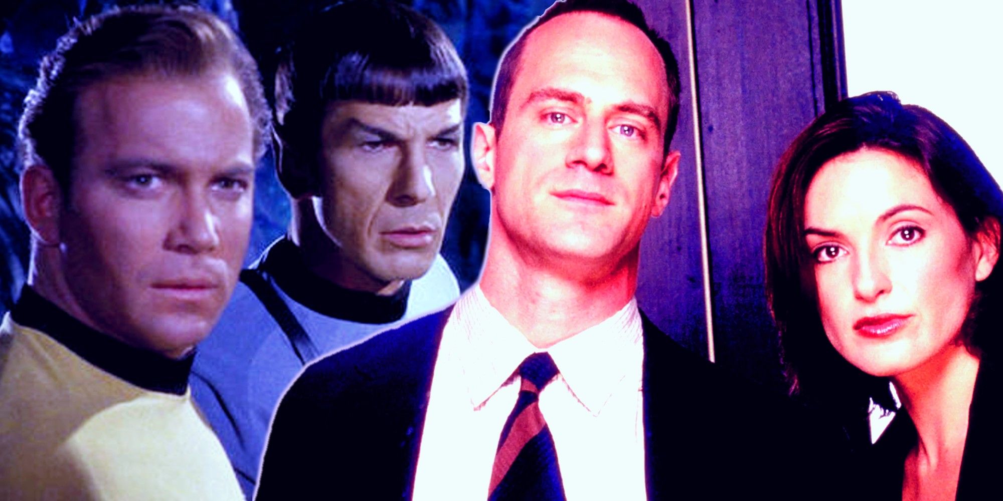 Kirk and Spock in Star Trek and Benson and Stabler in SVU