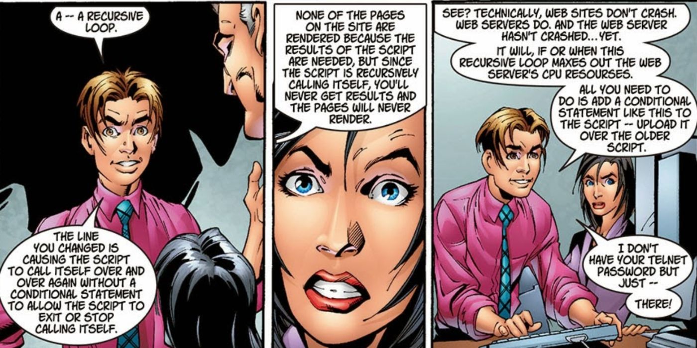 Peter Parker getting hired by the Daily Bugle as their web guy.