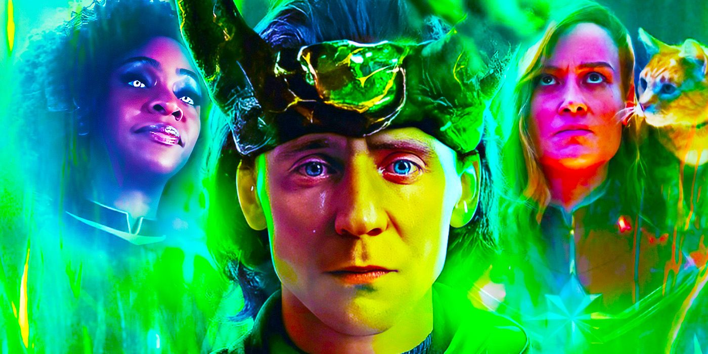 Monica Rambeau in The Marvels, Loki in Loki season 2, and Captain Marvel in The Marvels