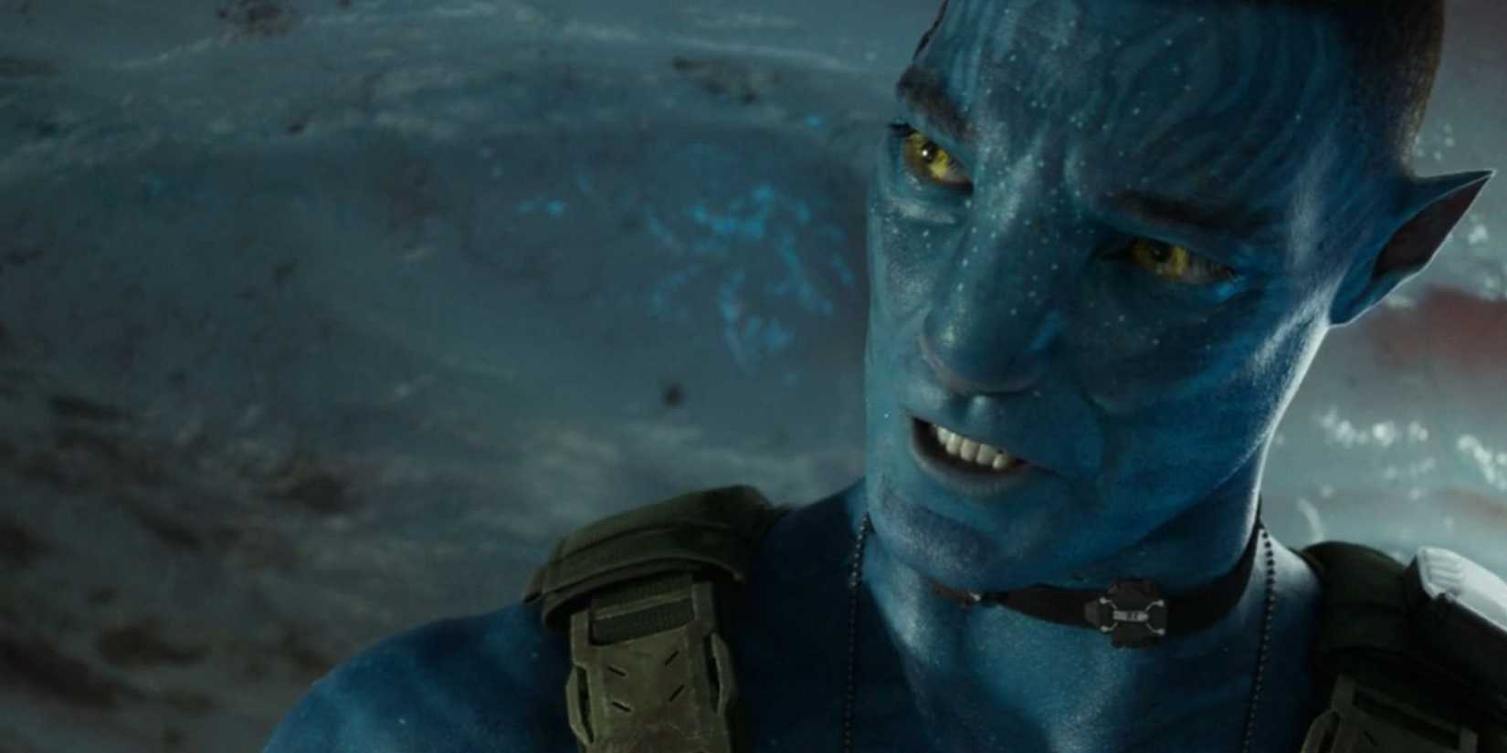 Recombinant Quaritch looking intrigued in Avatar: The Way of Water