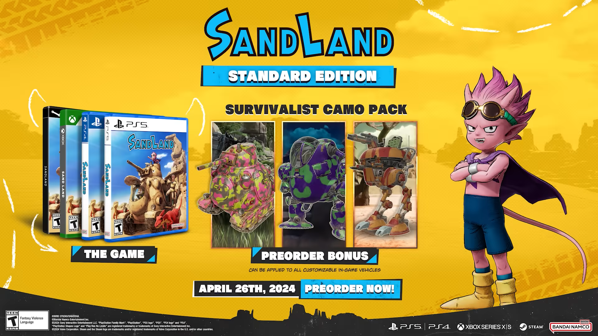 Sand Land — дата выхода, сюжет, игровой процесс, издания и цены