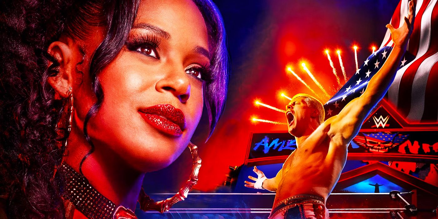 Bianca Belair and Cody Rhodes, as featured on the covers of WWE 2K24.