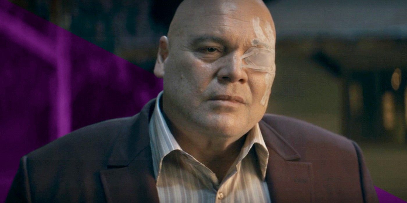 A close-up of Kingpin with his eye patch in Echo
