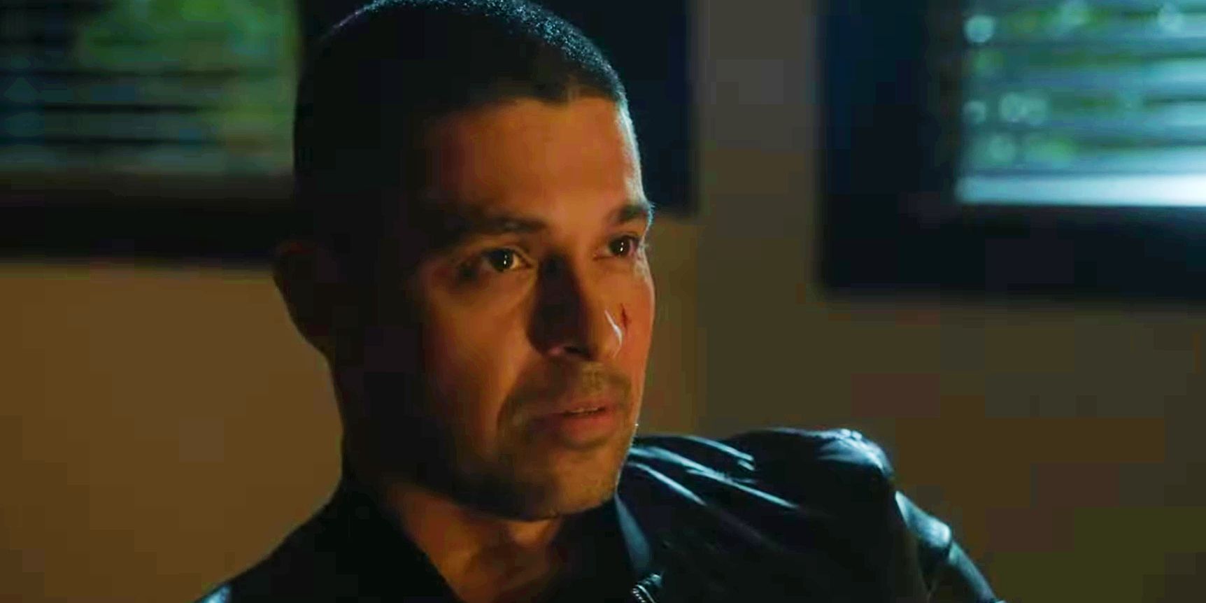 A close-up of Torres looking intense in NCIS season 20