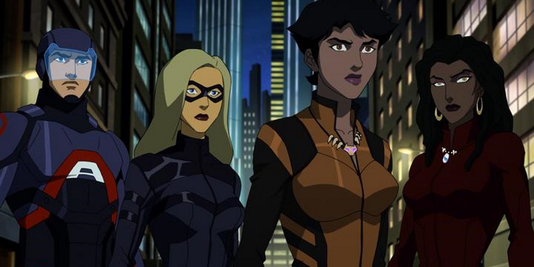 A still of the cast from Vixen the animated series